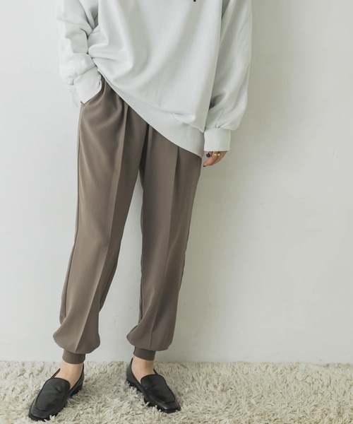 URBAN RESEARCH（アーバンリサーチ）の「ジョーゼットジョガーパンツ（その他パンツ・レディース・ブラック/グレー系その他・38/36）」の7枚目の写真