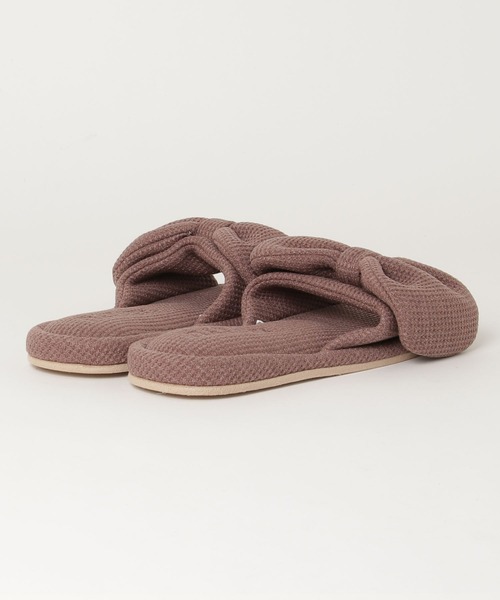 REVEYU（レブユー）の「REVEYU/REVEYUワッフルRoomシューズ（ルームシューズ/スリッパ・レディース・ピンク・FREE）」の10枚目の写真