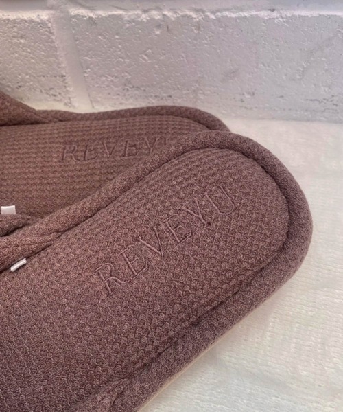 REVEYU（レブユー）の「REVEYU/REVEYUワッフルRoomシューズ（ルームシューズ/スリッパ・レディース・ピンク・FREE）」の5枚目の写真