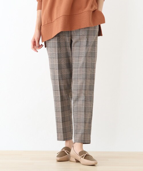 SHOO・LA・RUE(シューラルー)の「◆【SS-4L】裏起毛センタープレステーパードパンツ(その他パンツ・レディース・ピンク系/ブラック/ベージュ/グレー系その他2・01/04/03/10/05/02/06)」の3枚目の写真