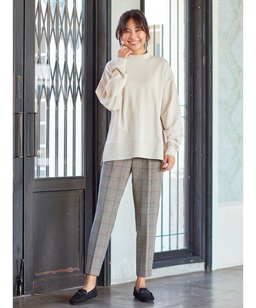 SHOO・LA・RUE(シューラルー)の「◆【SS-4L】裏起毛センタープレステーパードパンツ(その他パンツ・レディース・ピンク系/ブラック/ベージュ/グレー系その他2・01/04/03/10/05/02/06)」の10枚目の写真