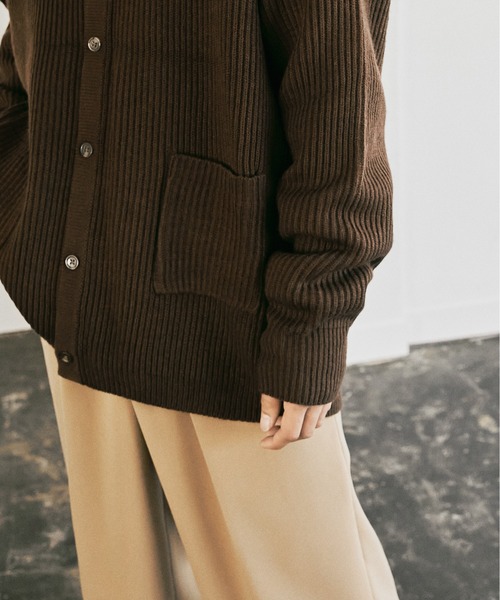 nowm（ノウム）の「【nowm】ROUND NECK LOOSE KNIT CARDIGAN