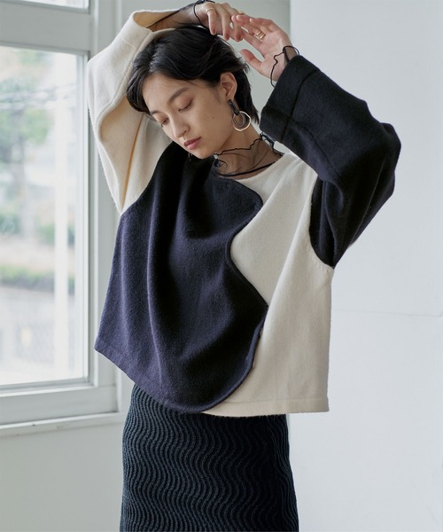 miette（ミエット）の「ﾊﾞｲｶﾗｰｶｰﾌﾞﾃﾞｻﾞｲﾝｶｰﾃﾞｨｶﾞﾝ（カーディガン/ボレロ・レディース・オフホワイト/ライトグリーン・FREE）」の16枚目の写真