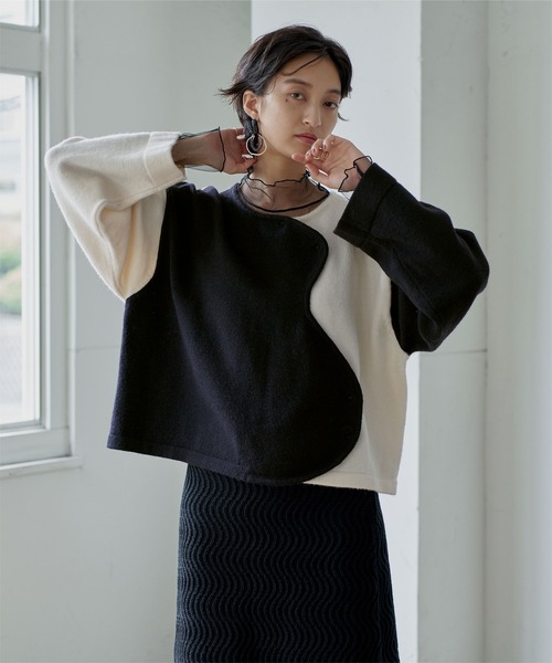 miette（ミエット）の「ﾊﾞｲｶﾗｰｶｰﾌﾞﾃﾞｻﾞｲﾝｶｰﾃﾞｨｶﾞﾝ（カーディガン/ボレロ・レディース・オフホワイト/ライトグリーン・FREE）」の10枚目の写真