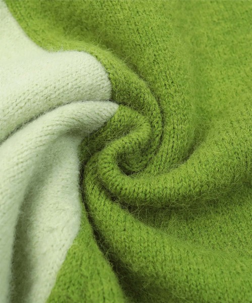 miette（ミエット）の「ﾊﾞｲｶﾗｰｶｰﾌﾞﾃﾞｻﾞｲﾝｶｰﾃﾞｨｶﾞﾝ（カーディガン/ボレロ・レディース・オフホワイト/ライトグリーン・FREE）」の4枚目の写真