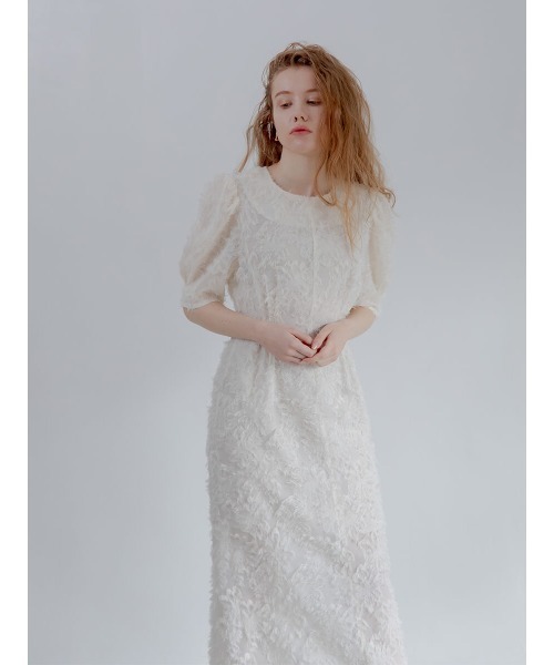 Ayla(アイラ)の「half sleeve lace dress(ワンピース・レディース・ホワイト/ブラック・FREE)」の16枚目の写真