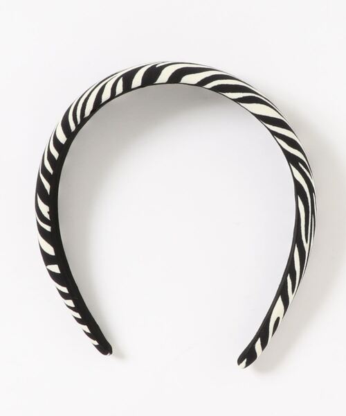 RASVOA(ラスボア)の「ゼブラパターンカチューシャ(カチューシャ・レディース・ブラック・FREE)」の15枚目の写真