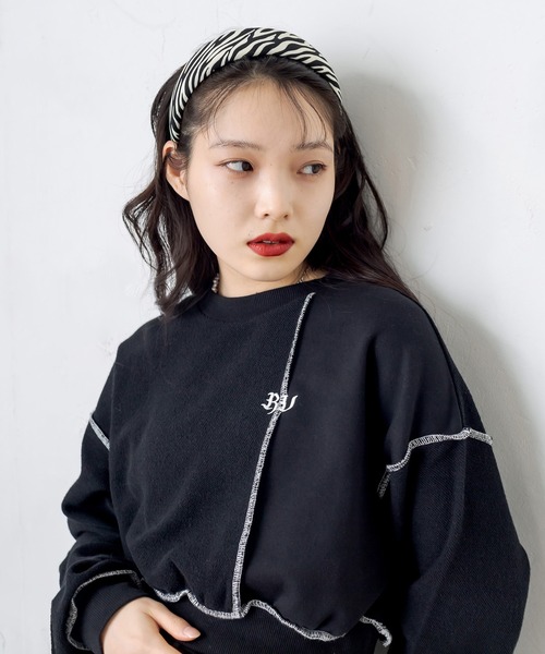 RASVOA(ラスボア)の「ゼブラパターンカチューシャ(カチューシャ・レディース・ブラック・FREE)」の18枚目の写真