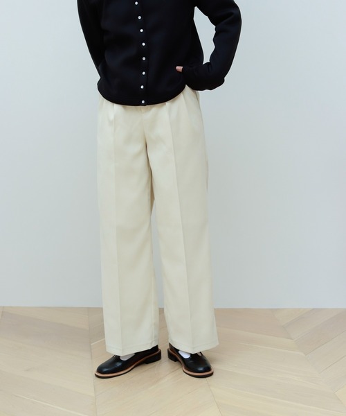 Birthday room（バースデイルーム）の「低身長さん向けSサイズ対応！ピーチツイルシンプルカラーパンツ（その他パンツ・レディース・オフホワイト/ピンク/グリーン/マスタード・SMALL/MEDIUM/LARGE）」の18枚目の写真