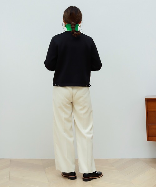 Birthday room（バースデイルーム）の「低身長さん向けSサイズ対応！ピーチツイルシンプルカラーパンツ（その他パンツ・レディース・オフホワイト/ピンク/グリーン/マスタード・SMALL/MEDIUM/LARGE）」の5枚目の写真