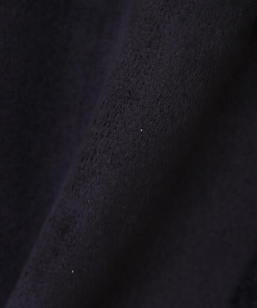 INGNI（イング）の「フェイクレザームートンライダース（ミリタリージャケット・レディース・ブラック/ベージュ/アイボリー/グレー×ピンク・M）」の8枚目の写真