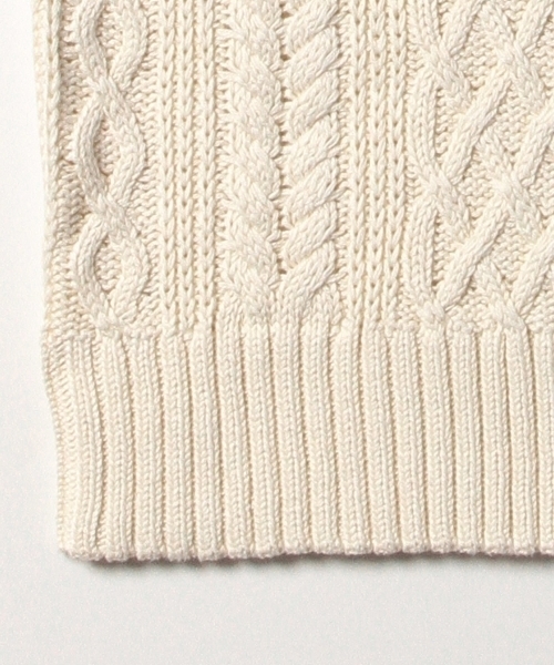 BEAMS BOY（ビームスボーイ）の「BEAMS BOY / 3ゲージ マーセライズ チルデン ベスト（ベスト・レディース・ナチュラル/ロイヤルブルー/ネイビー・ONE SIZE）」の16枚目の写真