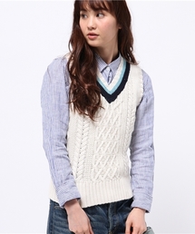 BEAMS BOY | BEAMS BOY / 3ゲージ マーセライズ チルデン ベスト(ベスト)