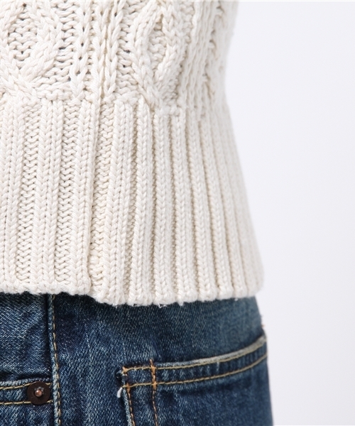 BEAMS BOY（ビームスボーイ）の「BEAMS BOY / 3ゲージ マーセライズ チルデン ベスト（ベスト・レディース・ナチュラル/ロイヤルブルー/ネイビー・ONE SIZE）」の20枚目の写真