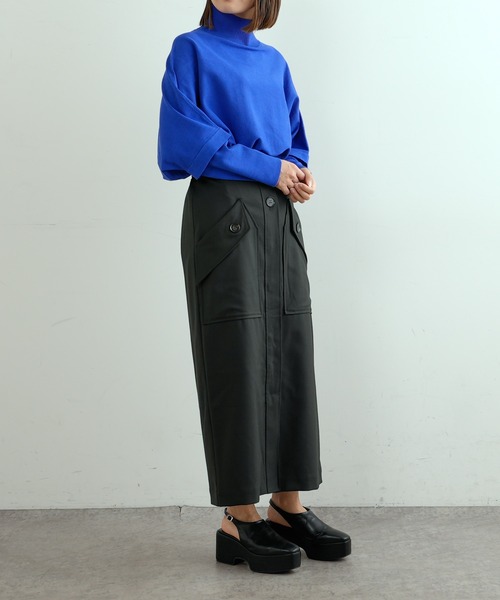 Lui's（ルイス）の「レイヤードデザインポンチョニット（ニット