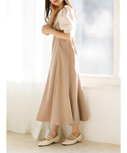 SLURR（スラ―）の「バックリボンマーメイドワンピース（ワンピース・レディース・ベージュ/ネイビー/マスタード/その他8・FREE）」の11枚目の写真