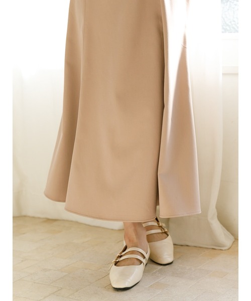 SLURR（スラ―）の「バックリボンマーメイドワンピース（ワンピース・レディース・ベージュ/ネイビー/マスタード/その他8・FREE）」の15枚目の写真