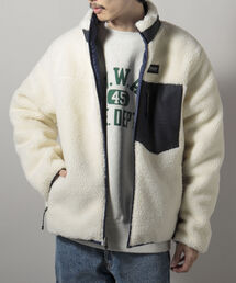 【TAION/タイオン】DOWN×BOA REVERSIBLE JACKET ダウン×ボアリバーシブルダウンジャケット