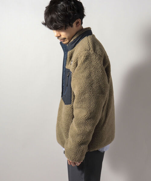 TAION（タイオン）の「【TAION/タイオン】DOWN×BOA REVERSIBLE JACKET ダウン×ボアリバーシブルダウンジャケット（ブルゾン・メンズ・ネイビー/ダークネイビー/ブラック/カーキ・X-LARGE/XX-LARGE/MEDIUM/LARGE）」の5枚目の写真