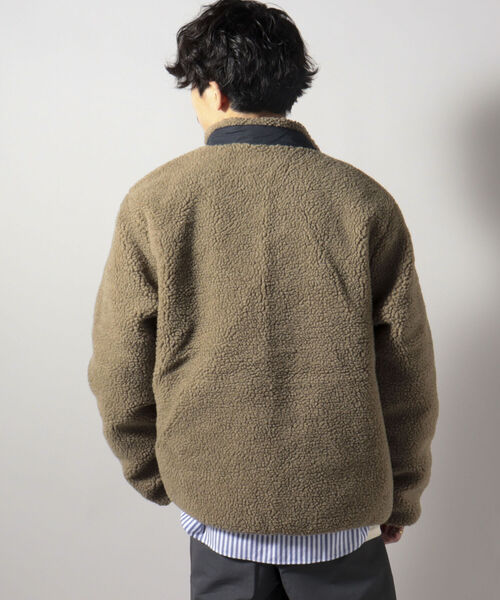 TAION（タイオン）の「【TAION/タイオン】DOWN×BOA REVERSIBLE JACKET ダウン×ボアリバーシブルダウンジャケット（ブルゾン・メンズ・ネイビー/ダークネイビー/ブラック/カーキ・X-LARGE/XX-LARGE/MEDIUM/LARGE）」の10枚目の写真