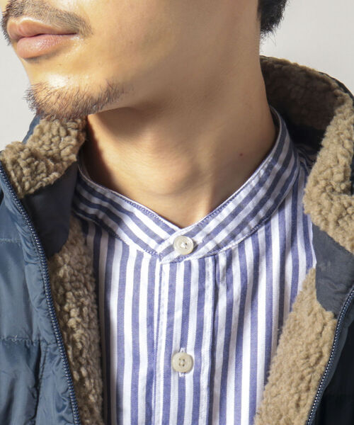 TAION（タイオン）の「【TAION/タイオン】DOWN×BOA REVERSIBLE JACKET ダウン×ボアリバーシブルダウンジャケット（ブルゾン・メンズ・ネイビー/ダークネイビー/ブラック/カーキ・X-LARGE/XX-LARGE/MEDIUM/LARGE）」の19枚目の写真