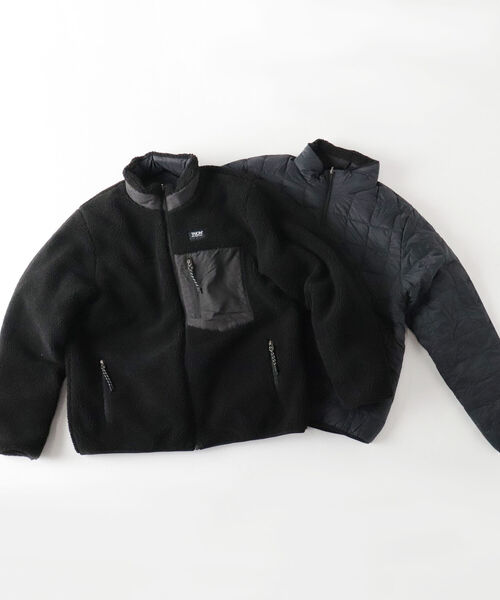 TAION（タイオン）の「【TAION/タイオン】DOWN×BOA REVERSIBLE JACKET ダウン×ボアリバーシブルダウンジャケット（ブルゾン・メンズ・ネイビー/ダークネイビー/ブラック/カーキ・X-LARGE/XX-LARGE/MEDIUM/LARGE）」の21枚目の写真