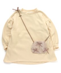 あったか裏シャギーポシェット付きチュニック