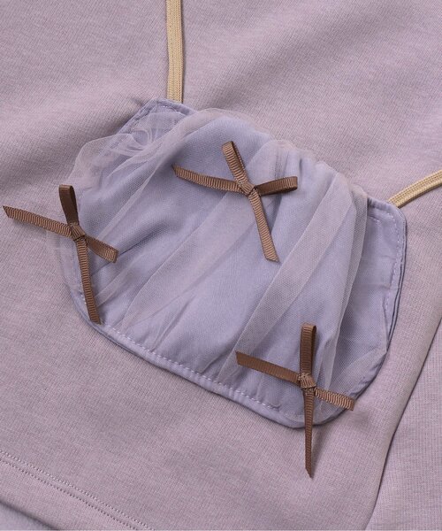 Seraph（セラフ）の「あったか裏シャギーポシェット付きチュニック（チュニック・キッズ・ミント/アイボリー/ラベンダー/チャコール・140/120/95/100/130/90/110/80）」の8枚目の写真