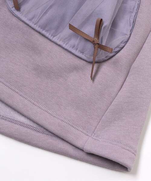 Seraph（セラフ）の「あったか裏シャギーポシェット付きチュニック（チュニック・キッズ・ミント/アイボリー/ラベンダー/チャコール・140/120/95/100/130/90/110/80）」の12枚目の写真