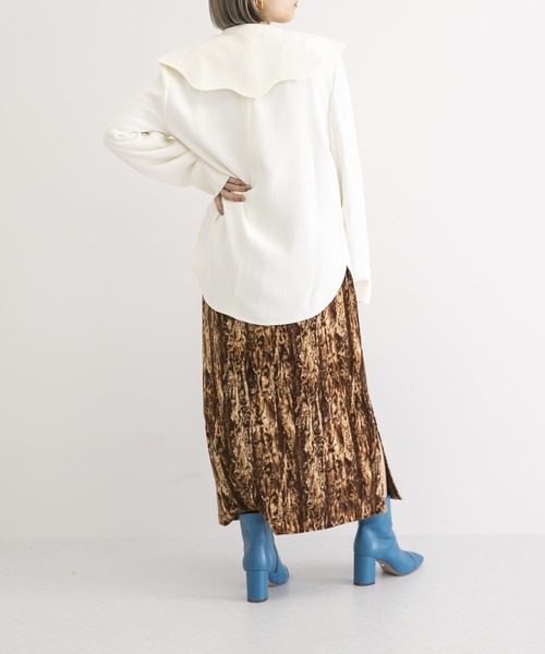 REJINA PYO（レジーナピョウ）の「REJINA PYO　Maude Skirt（スカート・レディース・ブラウン・10）」の18枚目の写真