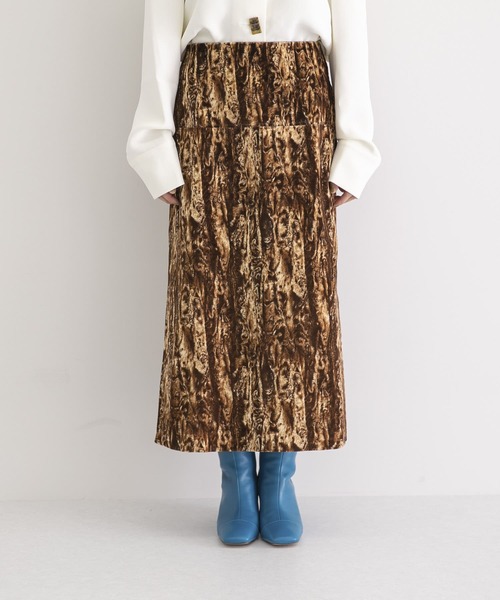REJINA PYO（レジーナピョウ）の「REJINA PYO　Maude Skirt（スカート・レディース・ブラウン・10）」の19枚目の写真