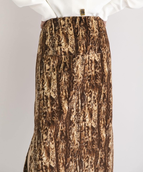 REJINA PYO（レジーナピョウ）の「REJINA PYO　Maude Skirt（スカート・レディース・ブラウン・10）」の22枚目の写真