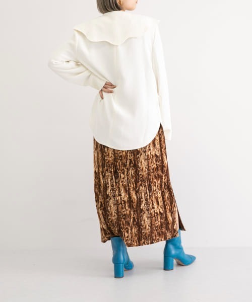 REJINA PYO（レジーナピョウ）の「REJINA PYO　Maude Skirt（スカート・レディース・ブラウン・10）」の12枚目の写真