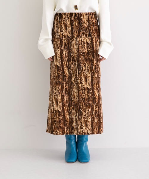 REJINA PYO（レジーナピョウ）の「REJINA PYO　Maude Skirt（スカート・レディース・ブラウン・10）」の2枚目の写真