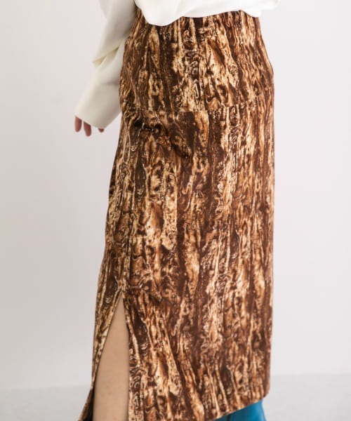REJINA PYO（レジーナピョウ）の「REJINA PYO　Maude Skirt（スカート・レディース・ブラウン・10）」の6枚目の写真
