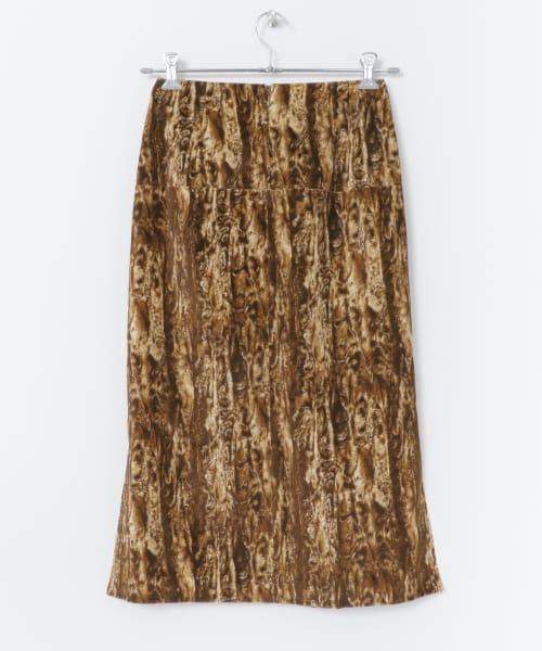 REJINA PYO（レジーナピョウ）の「REJINA PYO　Maude Skirt（スカート・レディース・ブラウン・10）」の13枚目の写真