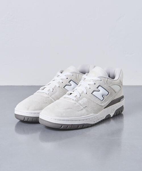 NEW BALANCE（ニューバランス）の「【別注】＜New Balance（ニューバランス）＞ BB550UN1 スニーカー MEN’S †（スニーカー・メンズ・オフホワイト・25.5cm/26cm/26.5cm/27cm/27.5cm/28cm/28.5cm/29cm/30cm）」の3枚目の写真