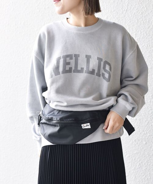 SHIPS(シップス)の「Drifter:ウエストバッグ◇(ボディバッグ/ウエストポーチ・レディース・ブラック/ベージュ・ONE SIZE)」の10枚目の写真
