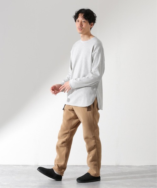 JOURNAL STANDARD relume(ジャーナルスタンダード レリューム)の「レイヤードラウンド サーマルTシャツ(Tシャツ/カットソー・メンズ・ライトグレー/ホワイト/ブラック/アイボリー/ネイビー・SMALL/MEDIUM/LARGE)」の18枚目の写真