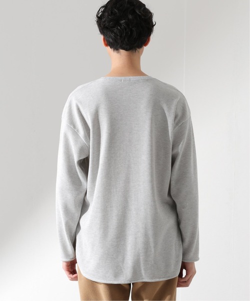 JOURNAL STANDARD relume(ジャーナルスタンダード レリューム)の「レイヤードラウンド サーマルTシャツ(Tシャツ/カットソー・メンズ・ライトグレー/ホワイト/ブラック/アイボリー/ネイビー・SMALL/MEDIUM/LARGE)」の12枚目の写真