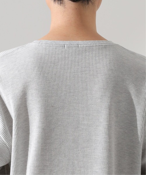 JOURNAL STANDARD relume(ジャーナルスタンダード レリューム)の「レイヤードラウンド サーマルTシャツ(Tシャツ/カットソー・メンズ・ライトグレー/ホワイト/ブラック/アイボリー/ネイビー・SMALL/MEDIUM/LARGE)」の9枚目の写真