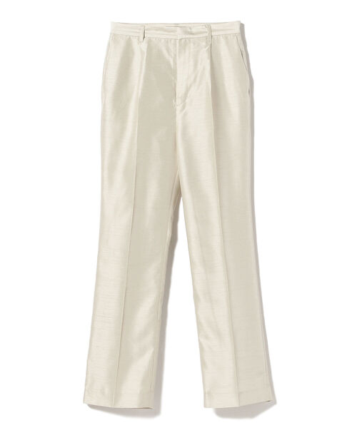 BEAMS LIGHTS（ビームスライツ）の「BEAMS LIGHTS / シャンタン センタープレス パンツ（その他パンツ・レディース・レッド系その他2/ホワイト系その他5/ブラック・38/36）」の20枚目の写真