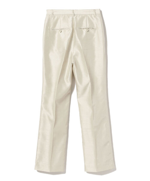 BEAMS LIGHTS（ビームスライツ）の「BEAMS LIGHTS / シャンタン センタープレス パンツ（その他パンツ・レディース・レッド系その他2/ホワイト系その他5/ブラック・38/36）」の18枚目の写真