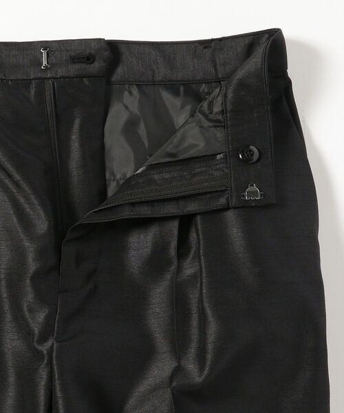 BEAMS LIGHTS（ビームスライツ）の「BEAMS LIGHTS / シャンタン センタープレス パンツ（その他パンツ・レディース・レッド系その他2/ホワイト系その他5/ブラック・38/36）」の15枚目の写真