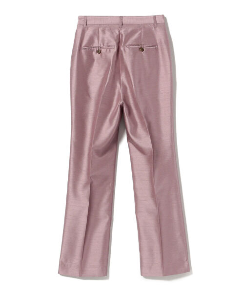 BEAMS LIGHTS（ビームスライツ）の「BEAMS LIGHTS / シャンタン センタープレス パンツ（その他パンツ・レディース・レッド系その他2/ホワイト系その他5/ブラック・38/36）」の8枚目の写真