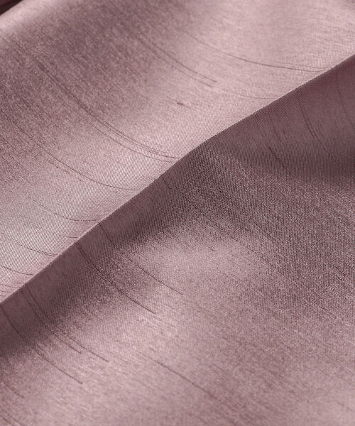 BEAMS LIGHTS（ビームスライツ）の「BEAMS LIGHTS / シャンタン センタープレス パンツ（その他パンツ・レディース・レッド系その他2/ホワイト系その他5/ブラック・38/36）」の7枚目の写真