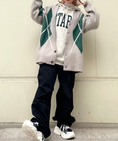 WEGO(ウィゴー)の「WEGO/ボリュームハイカットスニーカー(スニーカー・レディース・パープル/ブラック/ホワイト/グリーン・LARGE/MEDIUM)」の13枚目の写真