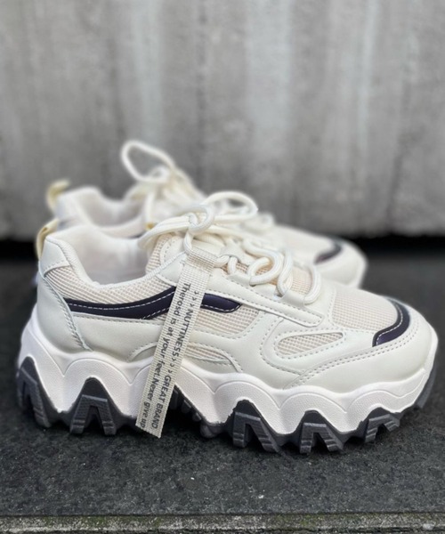 R E 波ソール厚底スニーカー スニーカー R E アールアンドイー のファッション通販 Zozotown