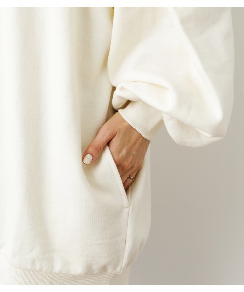 RODEO CROWNS WIDE BOWL（ロデオクラウンズワイドボウル）の「【WEB限定】ボトルネックエンブロイダリースウェットWL（スウェット・レディース・ベージュ/アイボリー/ライトブラック・FREE）」の14枚目の写真