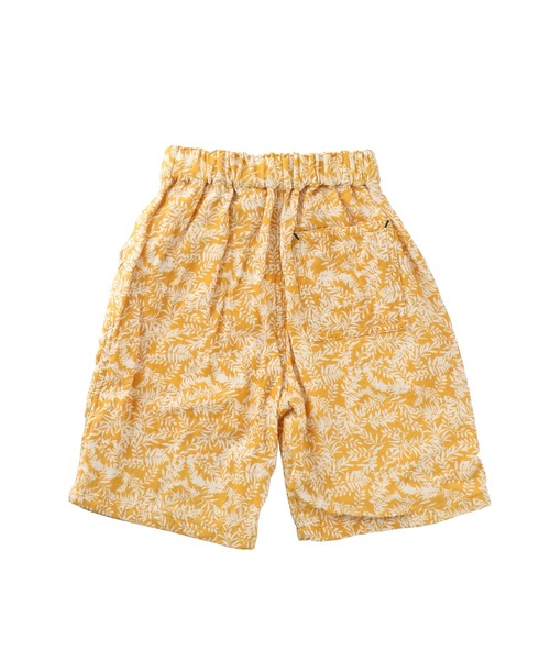 DILASH（ディラッシュ）の「Wガーゼリーフ柄ハーフパンツ（その他パンツ・キッズ・カーキ/イエロー/ブルー・90/100/110/120/80/130/140）」の9枚目の写真